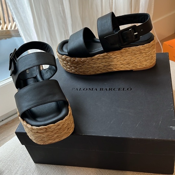 Anthropologie New Paloma Barcelo platform comfortable Espadrille super chic 🌈 - Picture 10 of 10